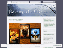 Tablet Screenshot of partingthemists.com